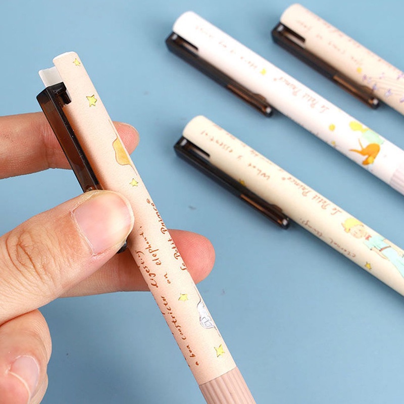 Bút Bi Mực Đen Ngòi 0.5mm In Hoạt Hình Hoàng Tử Bé Dễ Thương