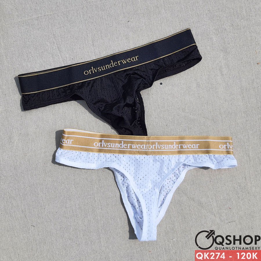 [SALE] SIZE XL - Quần lót lọt khe nam thun lưới lỗ QSHOP QK274