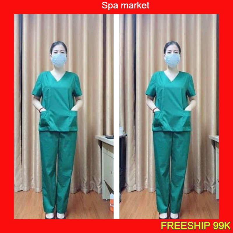 Bộ đồ phẫu thuật Quần áo phẫu thuật đủ size, vải thoáng mát( Quan ao phau thuat)