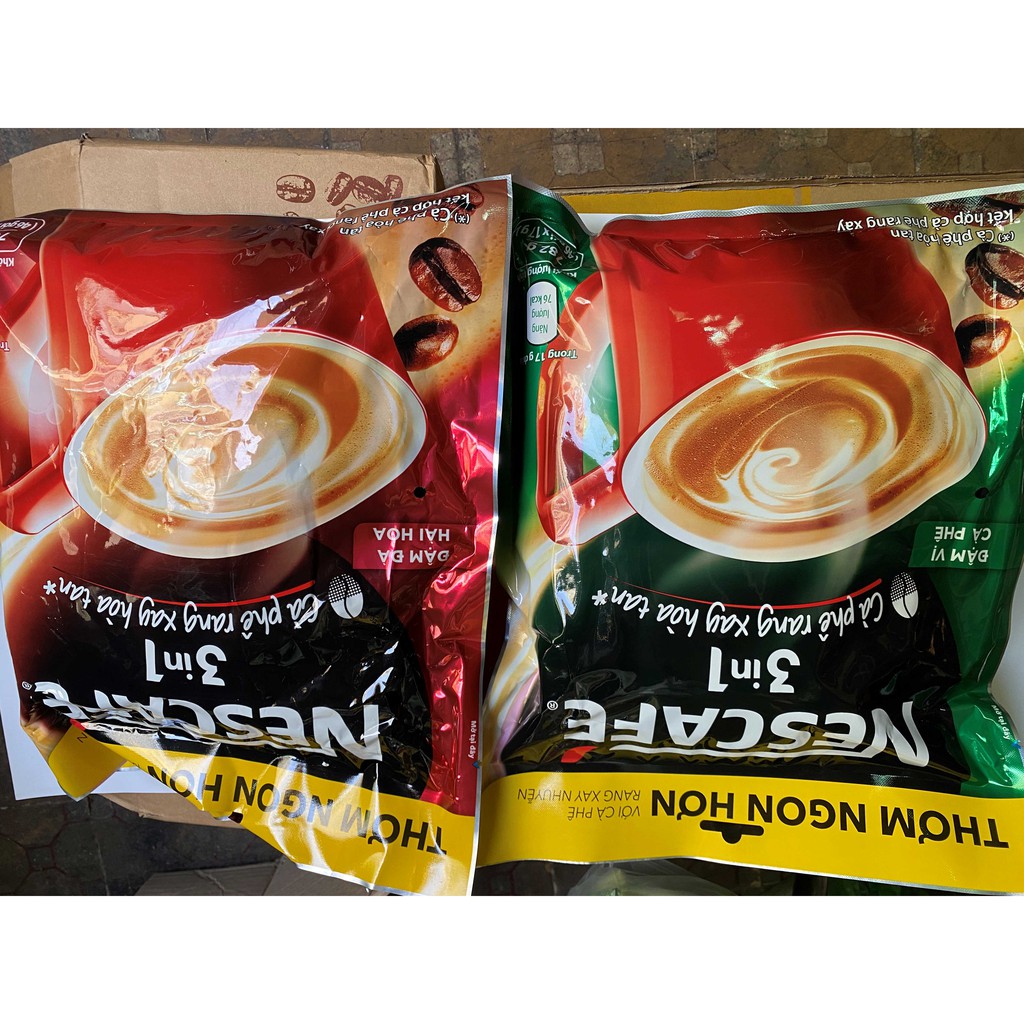 NESCAFE 3IN1 RANG XAY HÒA TAN 782G( 46 gói x17g) | BigBuy360 - bigbuy360.vn