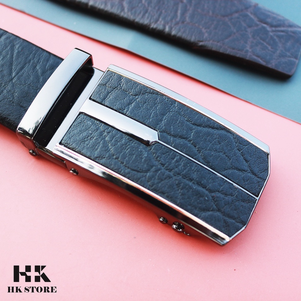 Dây thắt lưng nam da voi cao cấp - full box - hàng chính hãng HK.STORE - sang trọng đẳng cấp.