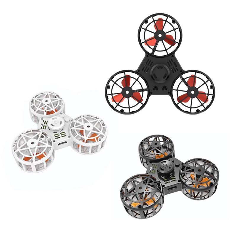ABS Tiny Stress Relief Toy Drone Flying Fidget Spinner Gift Flying Gyroscop Toy