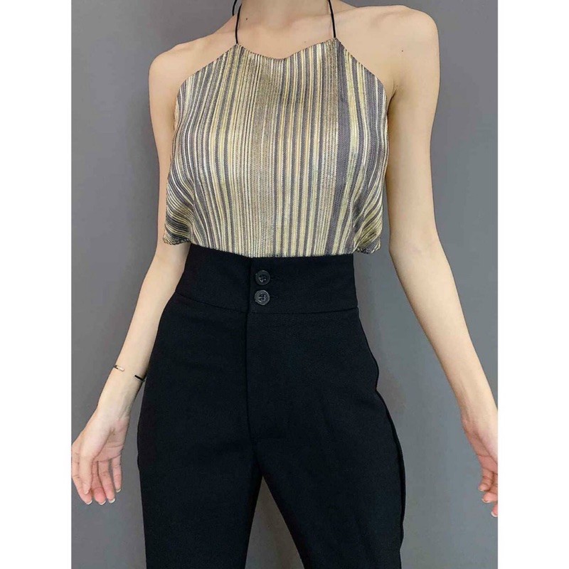 [ Cạp cao- Form chuẩn ] Quần ống xuông cạp cao 2 cúc tôn dáng siêu hot 2020 | BigBuy360 - bigbuy360.vn