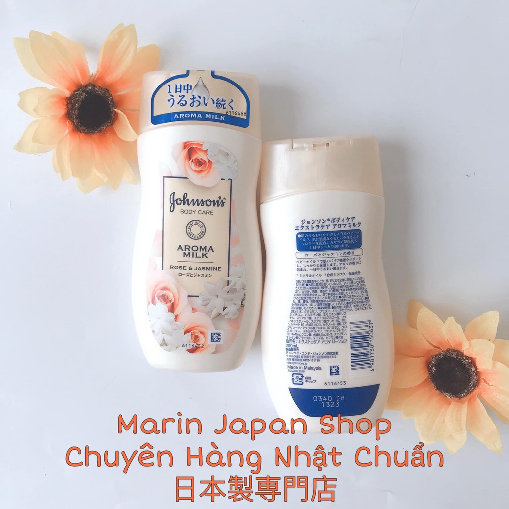 SỮA DƯỠNG THỂ JOHSON'S BODY CARE AROMA MILK NỘI ĐỊA NHẬT BẢN