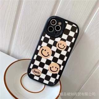 Ốp Điện Thoại Silicon Mềm Chống Sốc Họa Tiết Mặt Cười Đơn Giản Cho iPhone14 14 12Pro 11 xr x xsmax 678plus