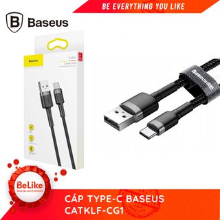 Cáp sạc nhanh type-c baseus catklf-cg1 - hàng chính hãng