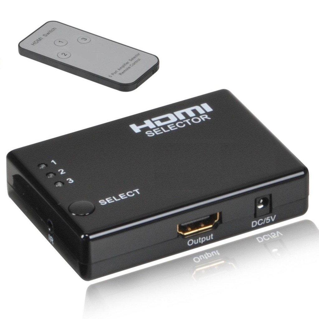 Hub 3 HDMI ra 1 HDMI - có Remote