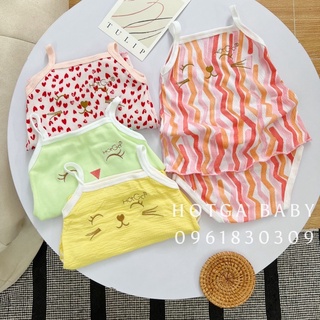 Đồ bộ sơ sinh hotga 2 dây bé gái (3-10kg) hàng chuẩn