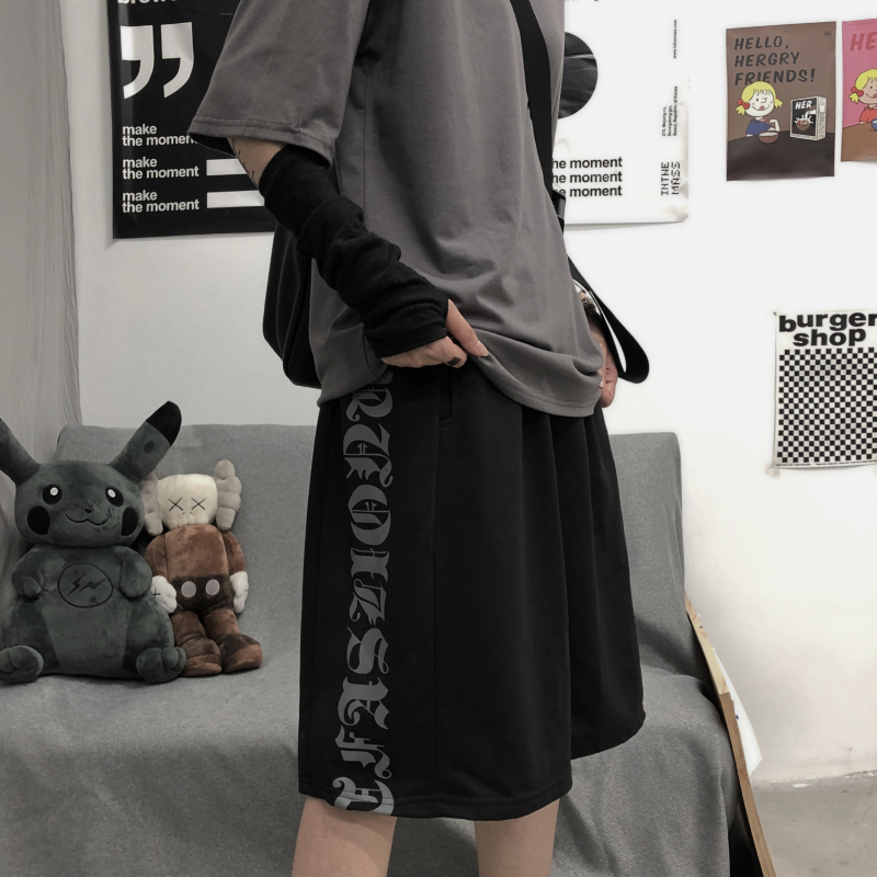 [QUÀ TẶNG LÀ  ĐÔI TẤT BẠN NHÉ] Quần short nam unisex ống rộng siêu hot 2021, quần đùi nam mặc nhà, đi chơi màu đen | BigBuy360 - bigbuy360.vn