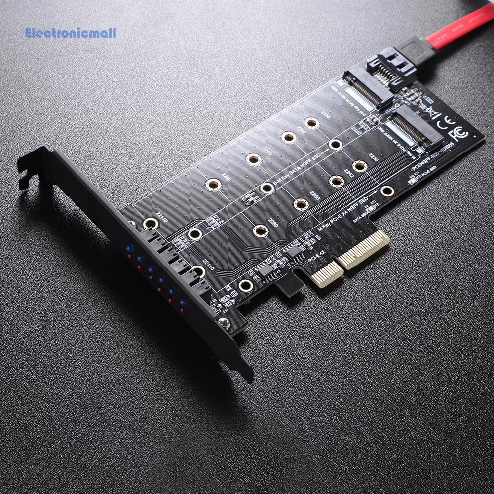 Thẻ Chuyển Đổi Pci-E 4x Sang Ngff Ssd B-Key + M-Key M.2 Ngff + Nvme | BigBuy360 - bigbuy360.vn