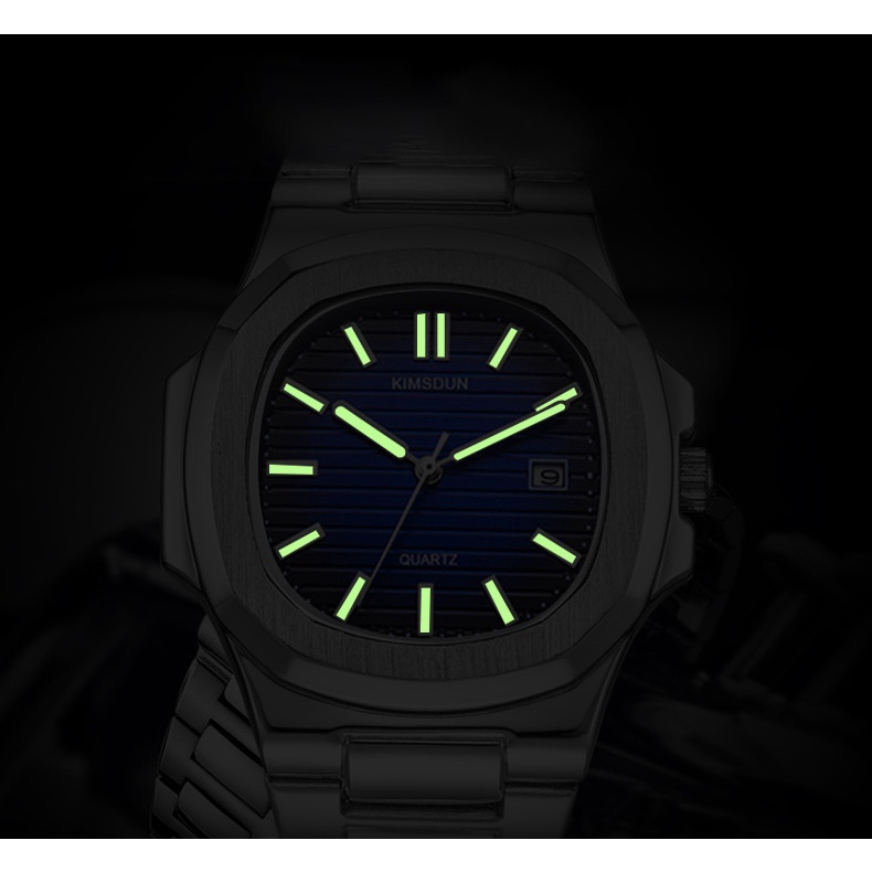 Đồng hồ nam chính hãng điện tử dây kim loại cao cấp chống nước KIMSDUN K-921D | BigBuy360 - bigbuy360.vn