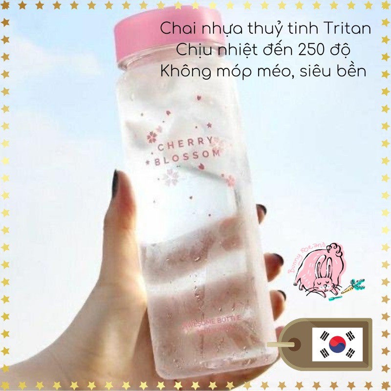 Bình pha trà detox nóng và lạnh không biến dạng nhựa Tritan an toàn 500ml (The Bottle Hàn Quốc)