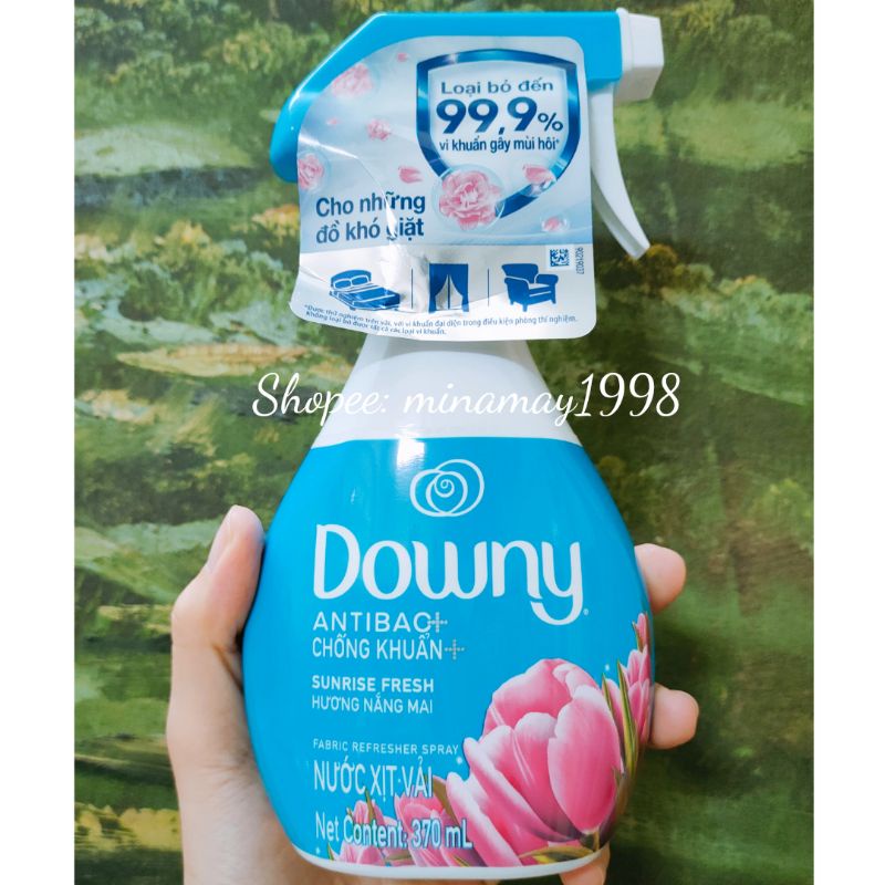 Nước xịt vải Downy hương nắng mai / đam mê / huyền bí 370ml