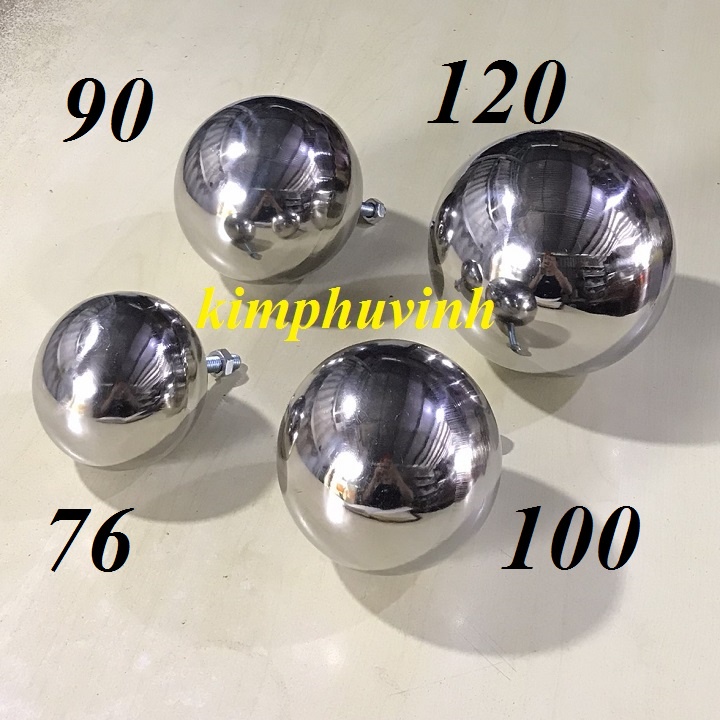 200mm QUẢ CẦU INOX 304 - TRÁI CẦU INOX CẦU THANG PHI 200 - TRÁI CHÂU INOX 200