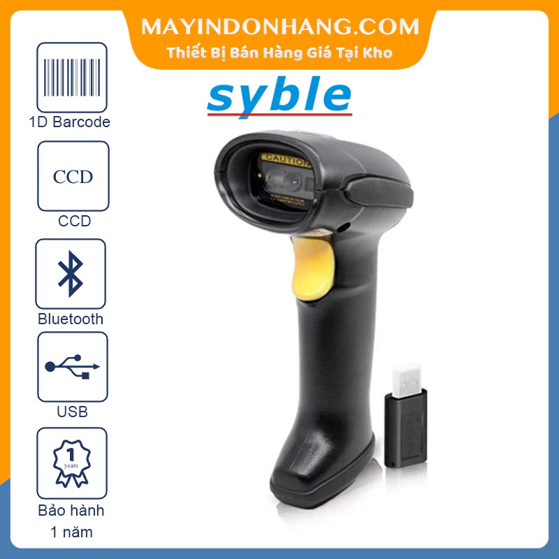  Máy đọc mã vạch không dây cầm tay Syble 147 - 1D - CCD Siêu nhạy