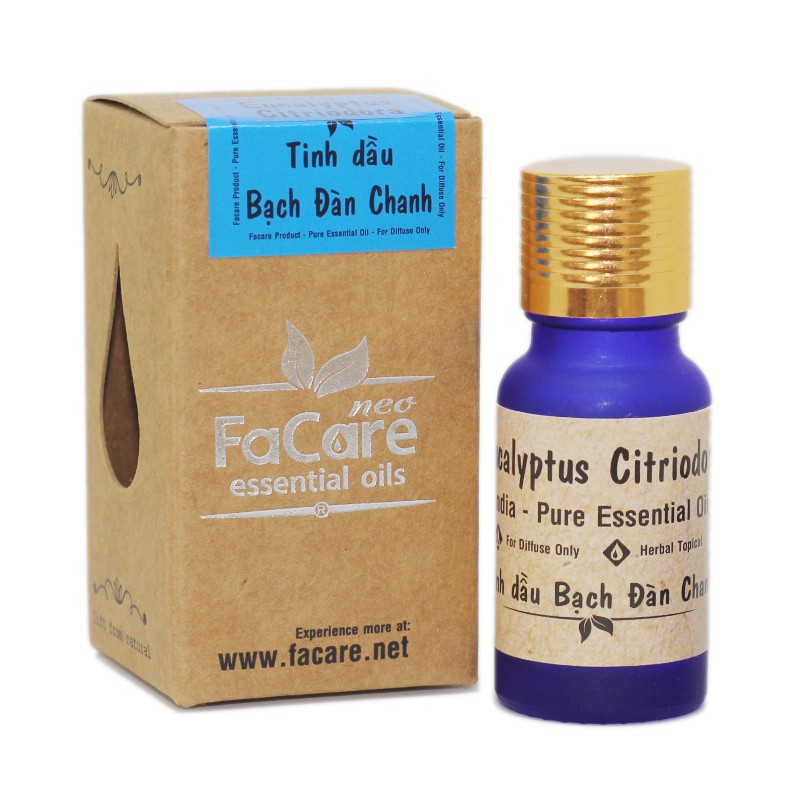 Tinh dầu thiên nhiên Facare 10ml (Khuynh Điệp - Bạch Đàn Chanh - Vỏ Quýt - Chanh tươi)