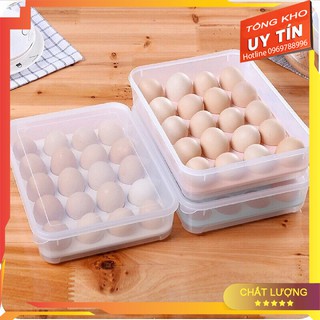 [SALE OFF] – Hộp đựng 24 quả trứng gà, trứng vịt An Toàn, Tiện Lợi