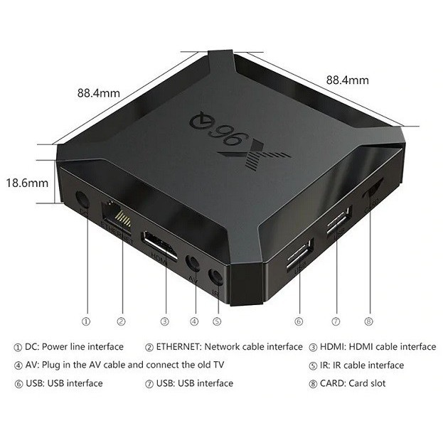 🔥XẢ KHO🔥 TV box X96 RAM 2Gb android 10