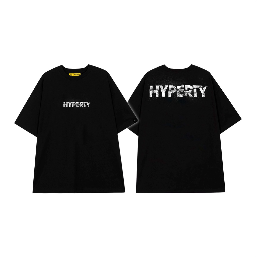 Áo thun cổ tròn HYPERTY Cut TrameTEE unisex, cotton thoáng mát, dày dặn, thời trang chính hãng HP003