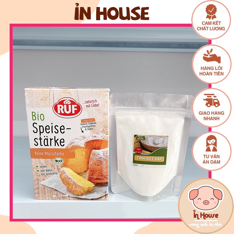 TINH BỘT BẮP HỮU CƠ RUF 400g( có gói lẻ)