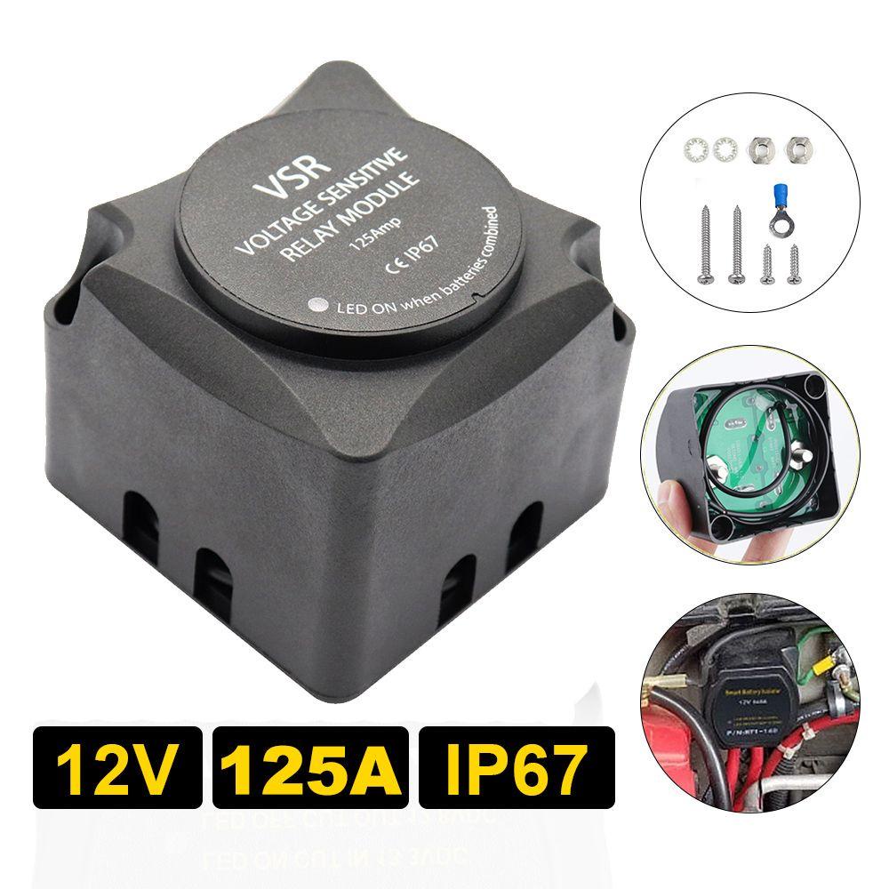 Rơ Le Sạc Pin Kép Cách Ly Thông Minh Cho Xe Hơi RV