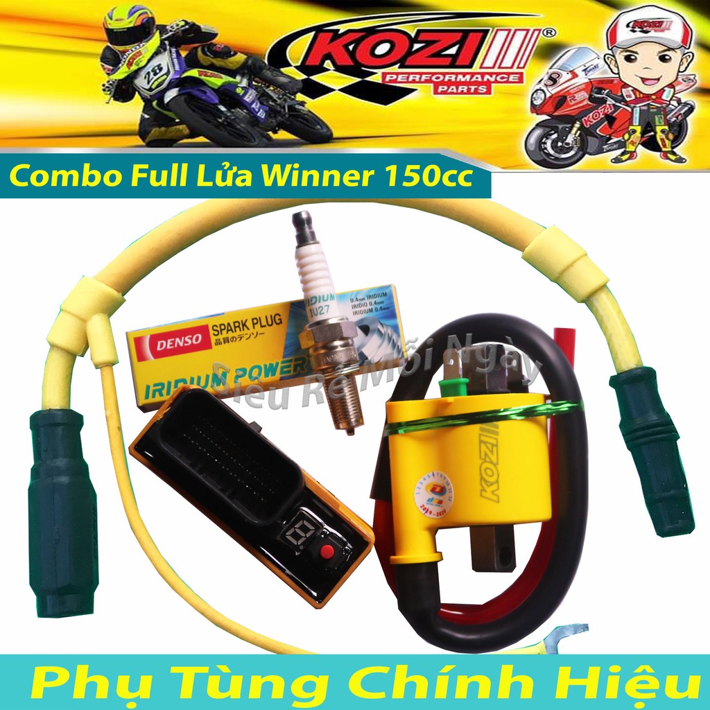 Độ PXL Full Bộ Tứ Dàn Lửa cho Winner 150cc, GTR 150 Kozi Malaysia