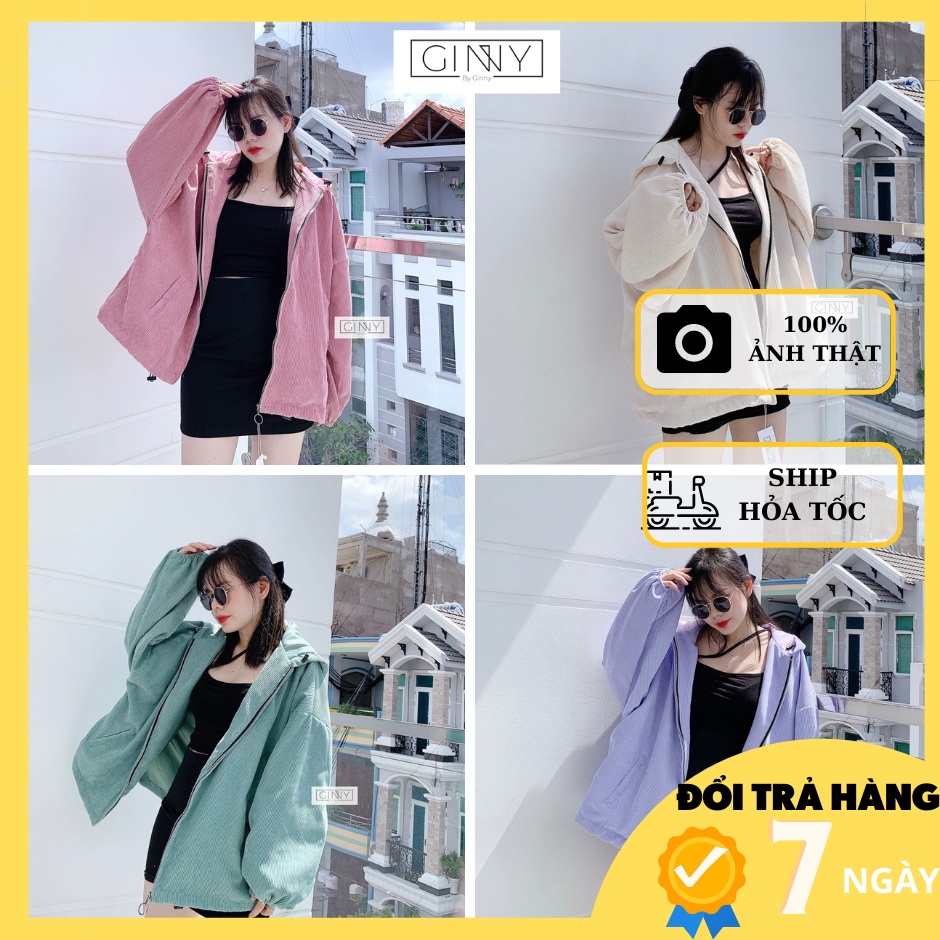 Áo Khoác Nhung Tăm ULZZA 2 Lớp |Thời Trang Nữ | Form Rộng Freesize | Phong Cách Hàn Quốc