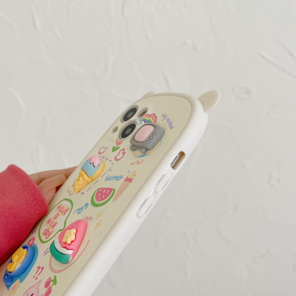 Ốp Điện Thoại tpu Họa Tiết Dưa Hấu Hoạt Hình Cho iphone 13 pro max ins12 pro max x/xs max11 pro max xsmax