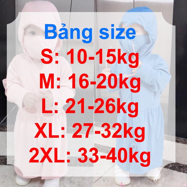 💖 BÁN CHẠY NHẤT SHOP 💖 áo khoác chống nắng cho bé trai và bé gái siêu đẹp - size từ 10-40kg