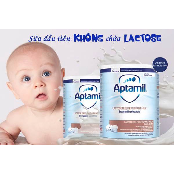 Sữa Aptamil Lactose-free 400g UK cho bé (0-12+ tháng)