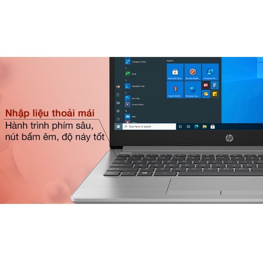 Máy tính xách tay HP 240 G8 (519A7PA)/ Bạc/ Intel Core i3-1005G1 (up to 3.4Ghz, 4MB) - Hàng chính hãng bảo hành 12 tháng