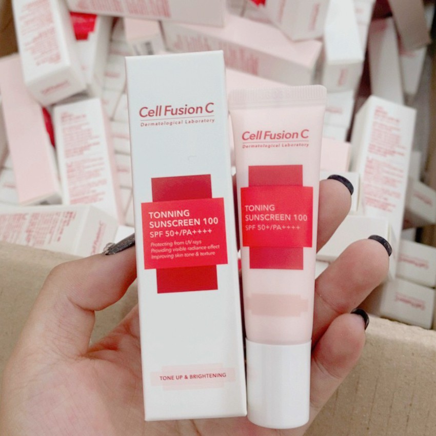Kem chống nắng Cell Fusion C Laser / Clear / Toning Suncreen Đỏ / Xanh / Hồng tang 10ml