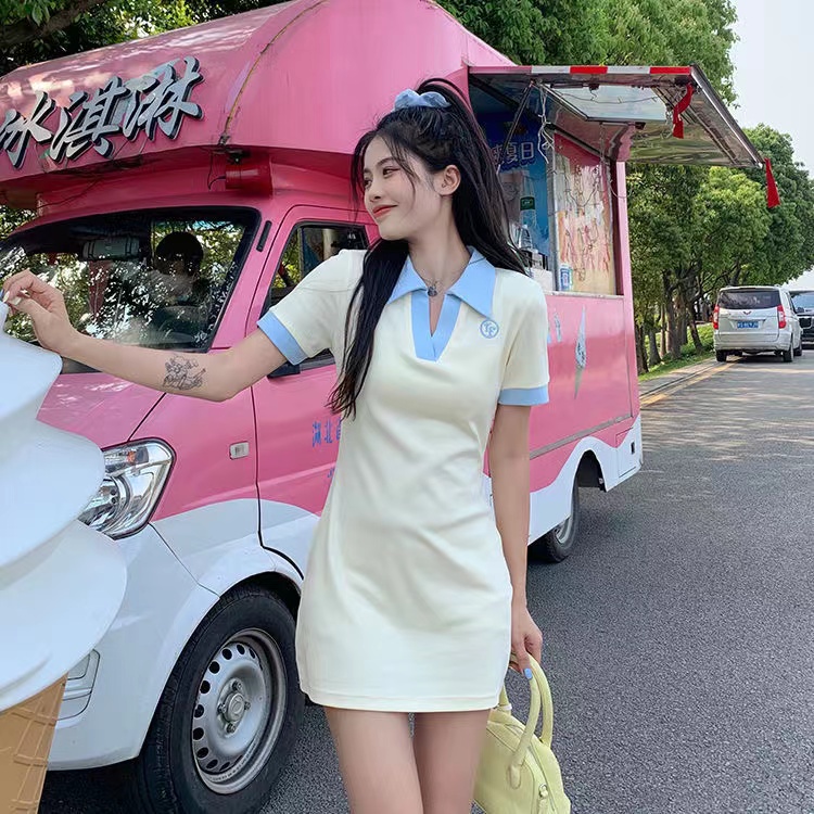Đầm Mùa Hè Dáng Ôm Chiết Eo Thời Trang Hàng Mới Cho Nữ