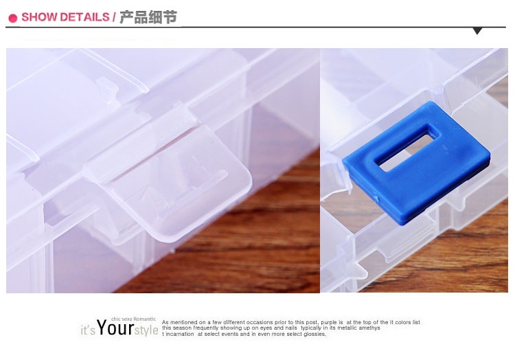 Hộp Nhựa Trong Suốt Đựng Trang Sức Tiện Dụng Cho Nữ