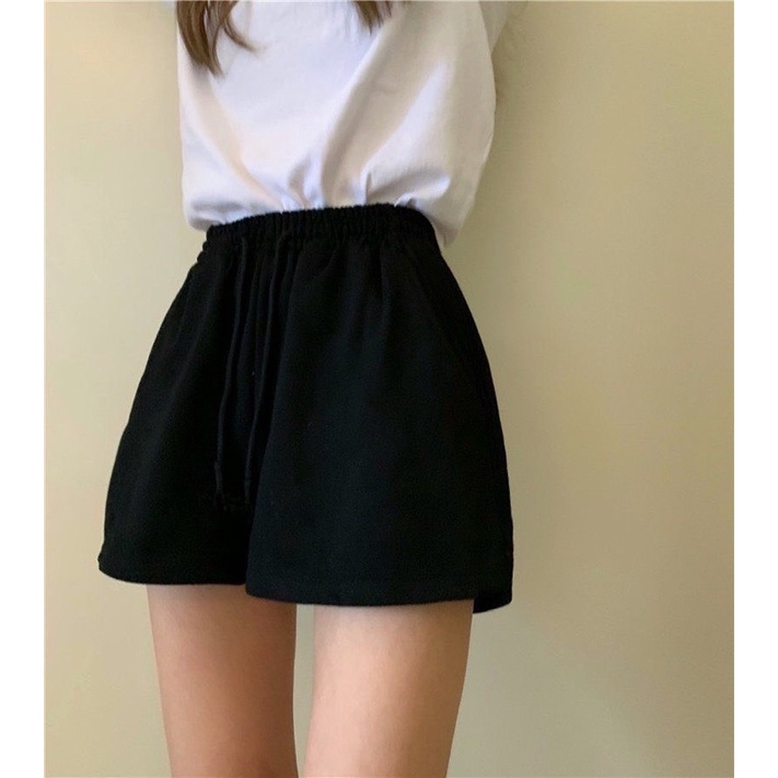 Quần short nữ lưng thun freesize Pumi