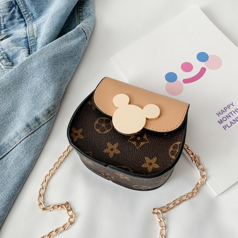 Túi Đeo Chéo Mini Họa Tiết Hoạt Hình Dễ Thương Cho Bé Gái