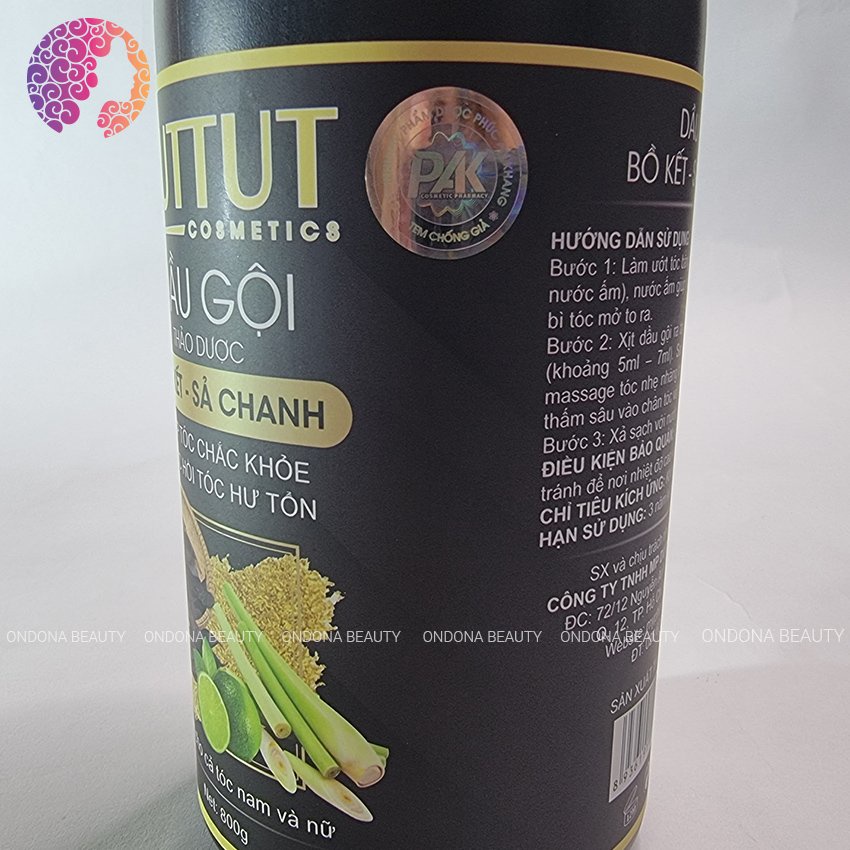 [ TÓC KHỎE] Dầu Gội Thảo Dược Giảm Gàu, Ngừa Rụng Tóc - Tóc Bác Sớm  TUTUT _ ONDONA BEAUTY