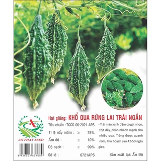 Hạt giống khổ qua rừng lai trái ngắn 2g