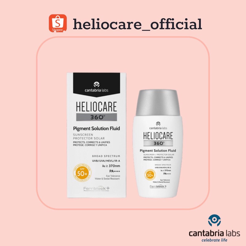 Kem chống nắng Heliocare Pigment Solution Fluid