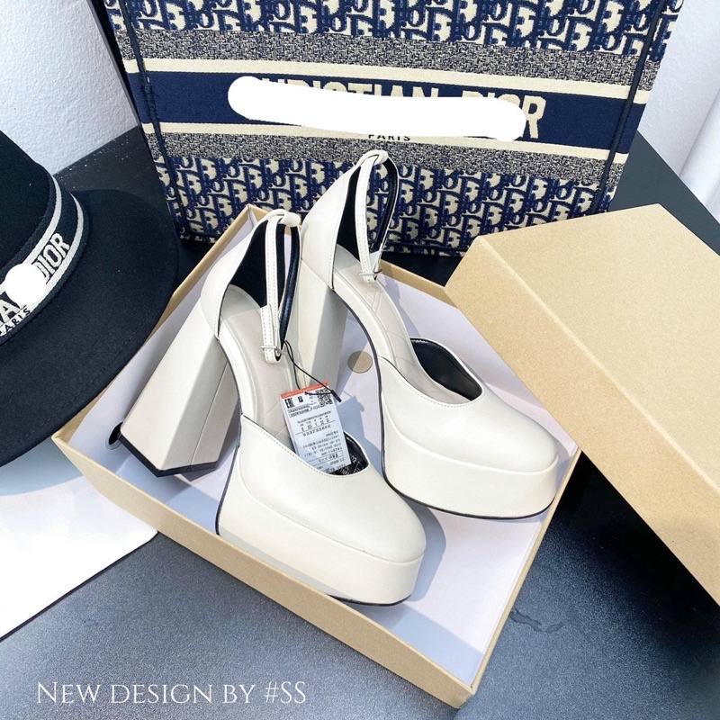 ❤️ Sangdal bít mũi gót trụ 12cm. HÀNG QUẢNG CHÂU FULL BOX