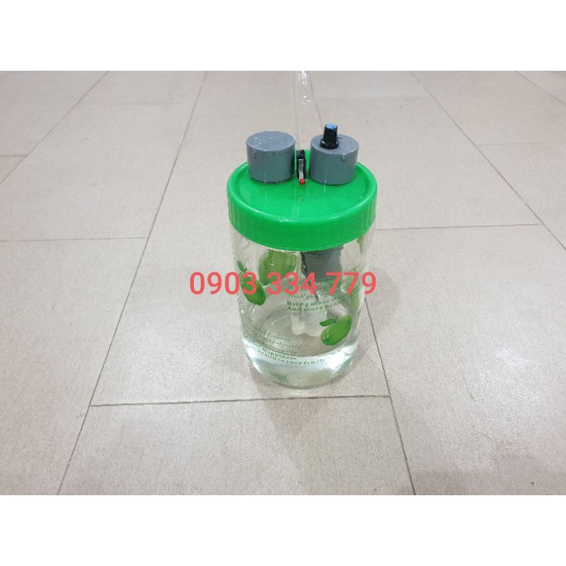 Bình rót rượu tự động thủy tinh 2 lít mẫu mới 2020