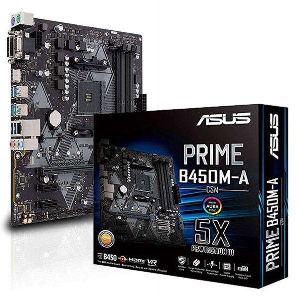 MÁY BỘ VI TÍNH MAIN ASUS B450M-A/CPU AMD RYZEN 5 3400G