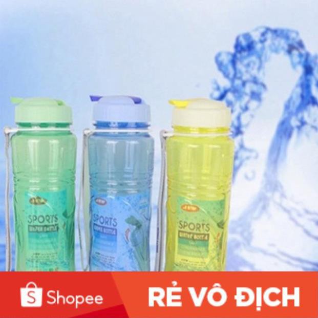 Bình nước cá nhân 500ml - 750ml - 1000ml tròn - 1000ml vuông Nhựa Song Long an toàn