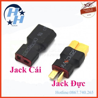 Jack chuyển đổi Pin XT-chữ T, Jack chuyển ESC XT-chữ T máy bay điều khiển