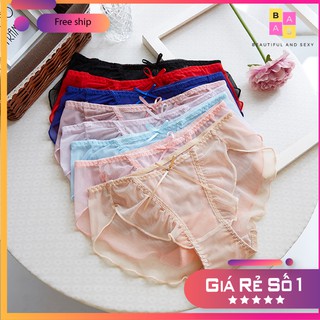 Quần lót ren, quần lót nữ ren mỏng tàng hiều siêu sexy và gợi cảm BAS046