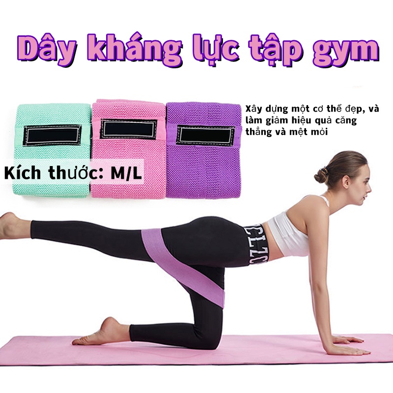 Band Tập Mông Aolikes, Dây mini Band，Dây kháng lực, Dây Đàn Hồi Kháng Lực, Booty Band Tập Mông Tập Gym