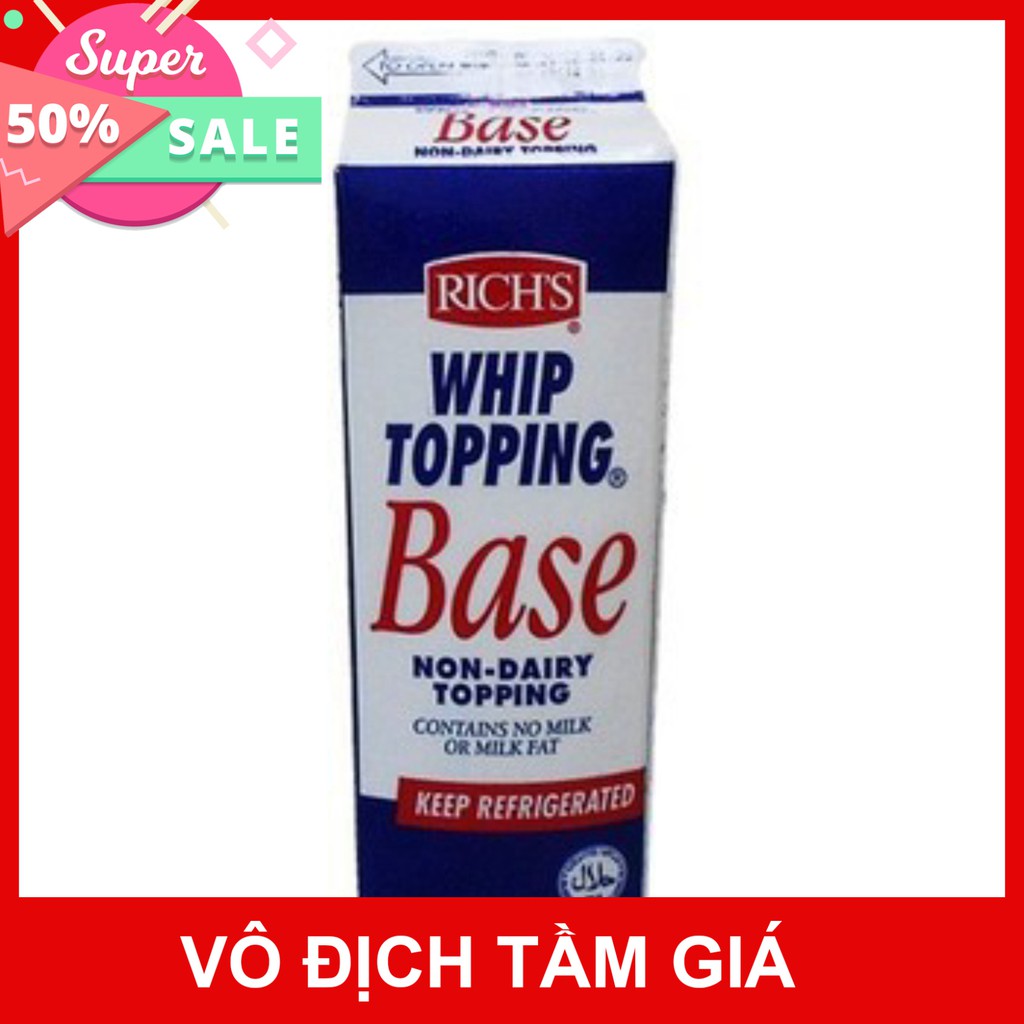 Kem Base (Kem Rich cao) / ON TOP / Sivler/ Value / My Cream - dòng kem topping chuyên dụng