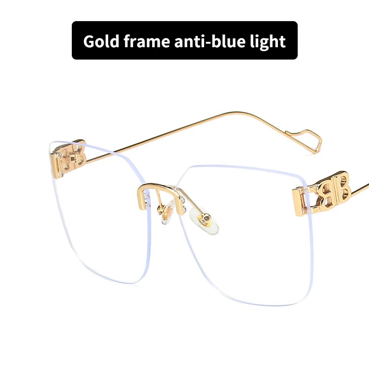 Kính Chống Ánh Sáng Xanh Mặt Lớn 2022 Thiết Kế Đơn Giản Thời Trang