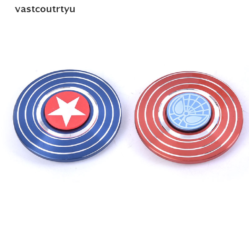 Con Quay Đồ Chơi Spinner BằNg HợP Kim, HìNh Khiên Captain America