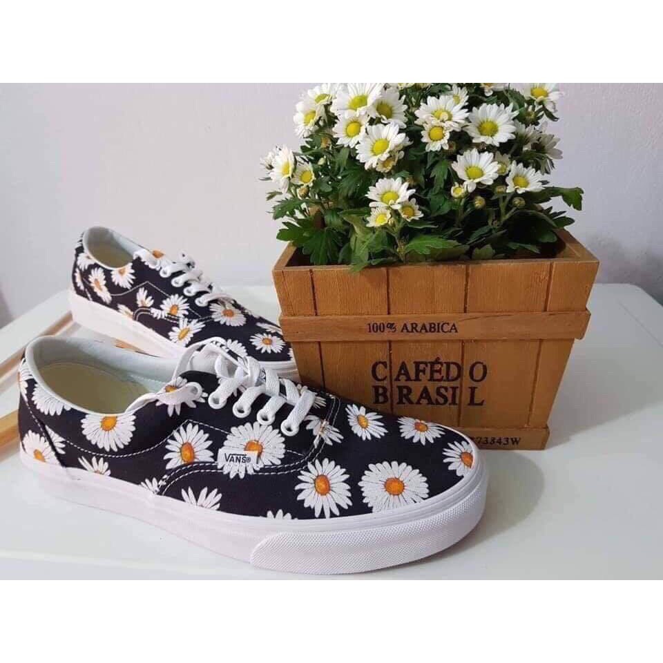 NEW SALE 11-11 Giày Sneaker Vans Custom Flower ↩